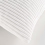 Voir la diapositive 3 : Paris Prix Coussin Déco en Velours Côtelé  Nils  45x45cm Blanc