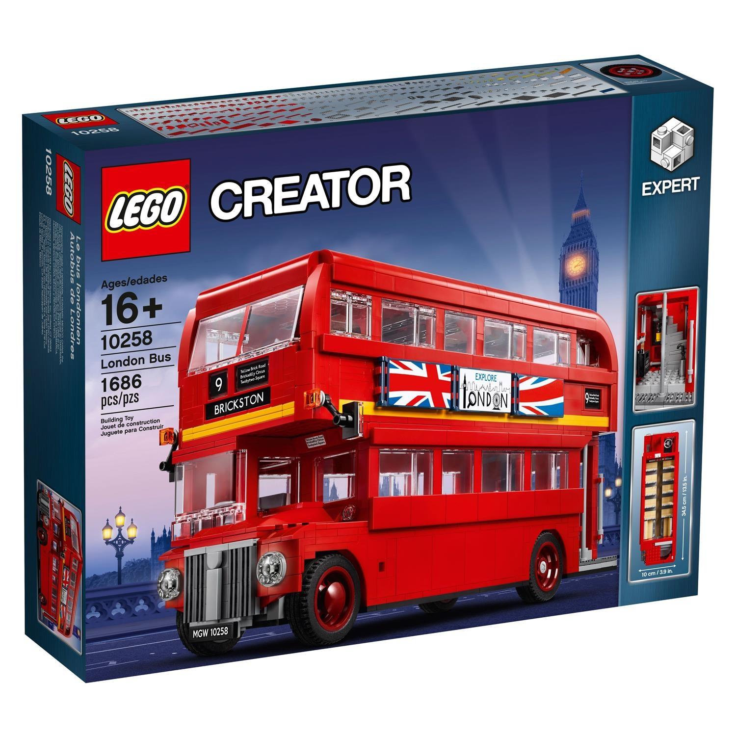 LEGO Creator Expert Le bus londonien - vue 3