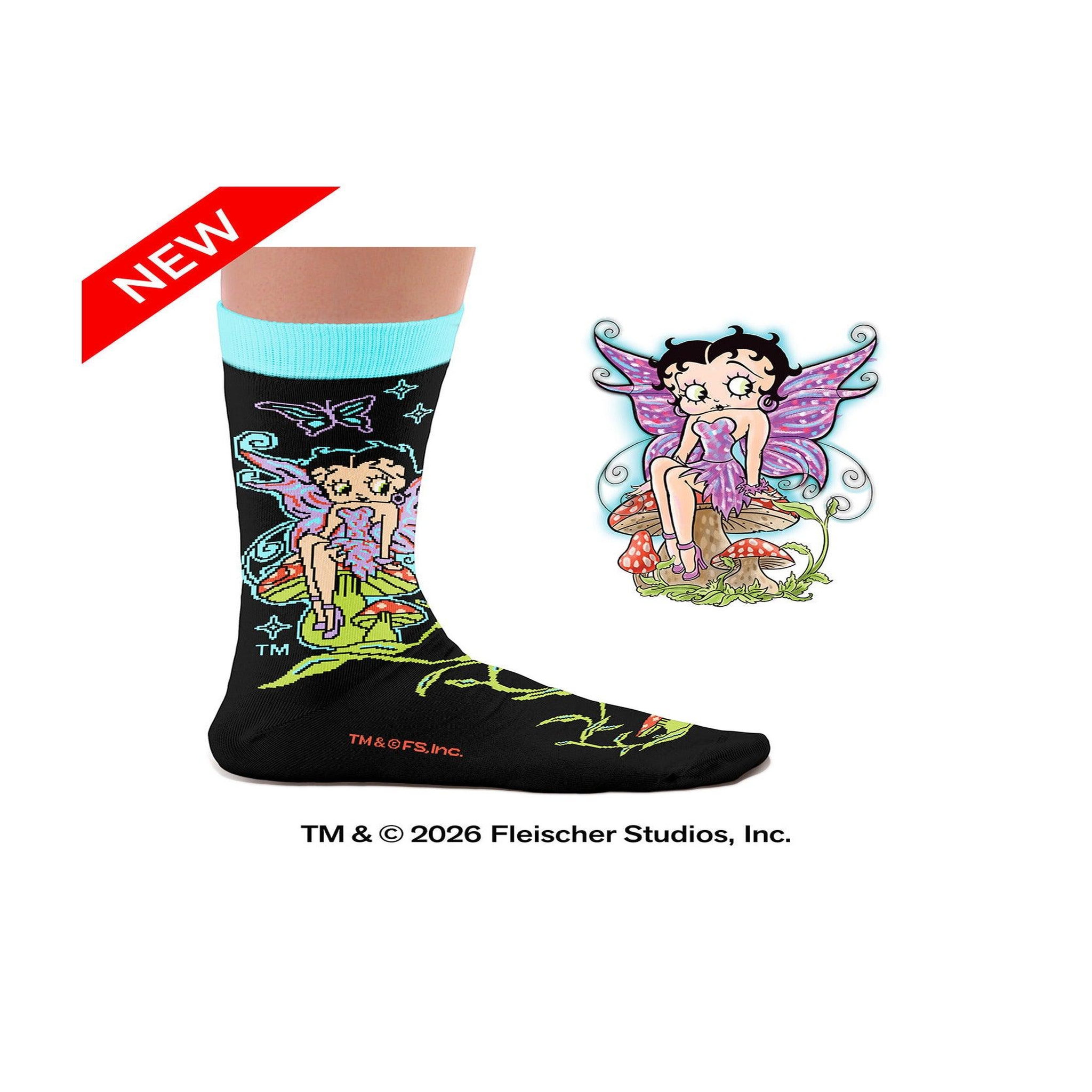 Voir la diapositive 2 : SOCK AFFAIRS Chaussettes betty boop, la fée