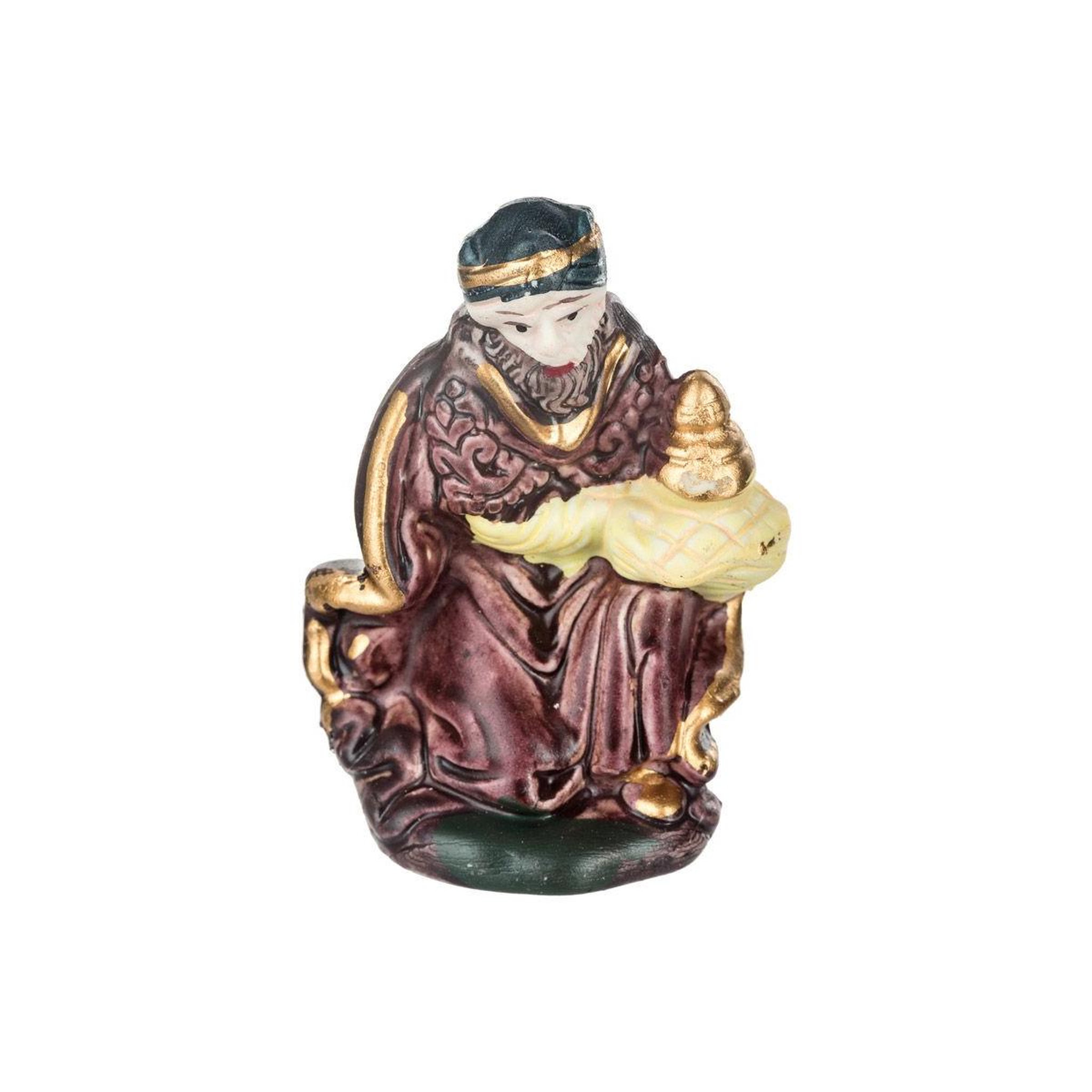 Voir la diapositive 6 : FEERIC LIGHT & CHRISTMAS Lot de 11 Santons  Crèche  9cm Multicolore