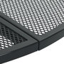 Voir la diapositive 5 : VIDAXL Table de patio ronde anthracite acier enduit de poudre