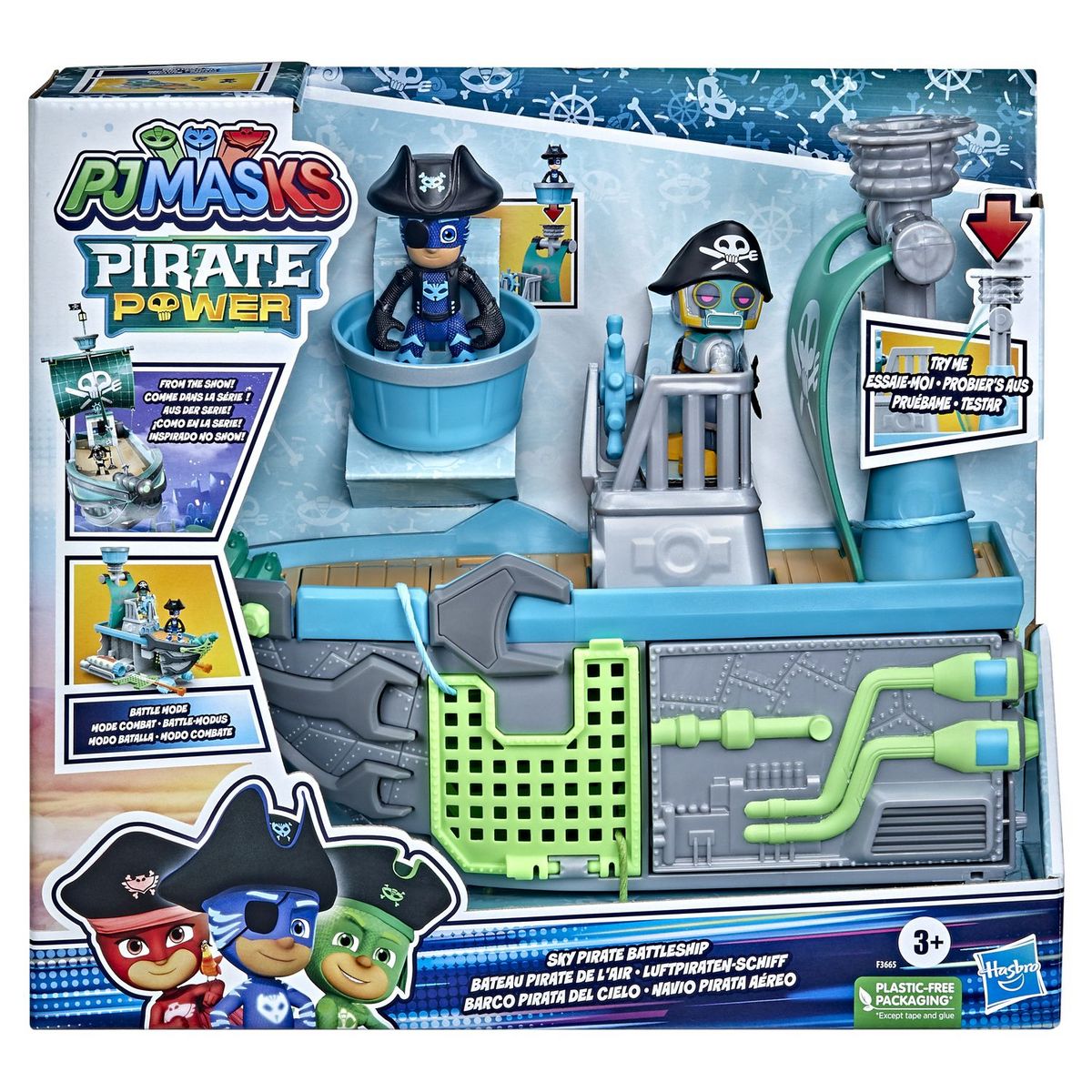 HASBRO Bateau pirate de l'air Pyjamasques