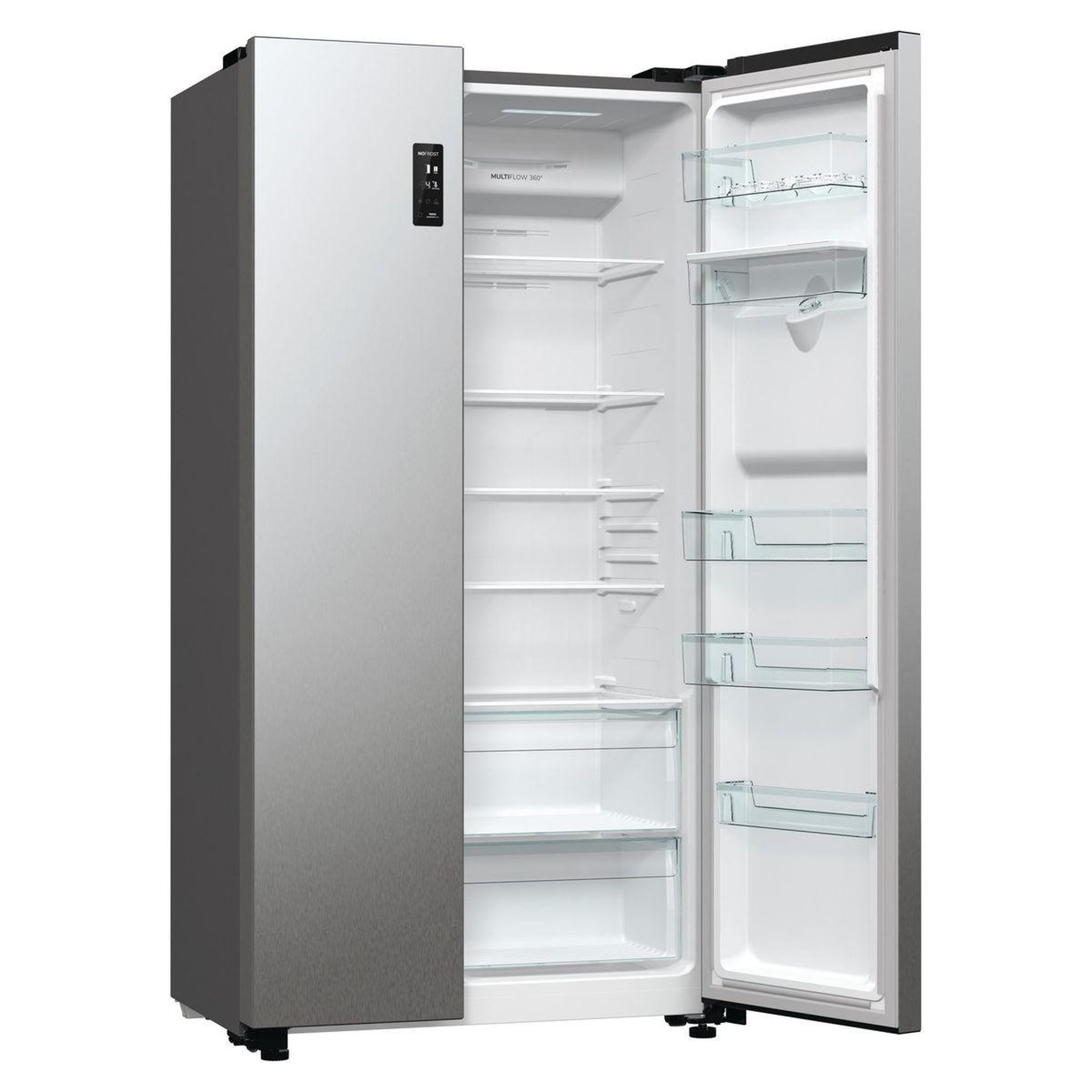 Voir la diapositive 5 : GORENJE Réfrigérateur Américain NRR9185EAXLWD