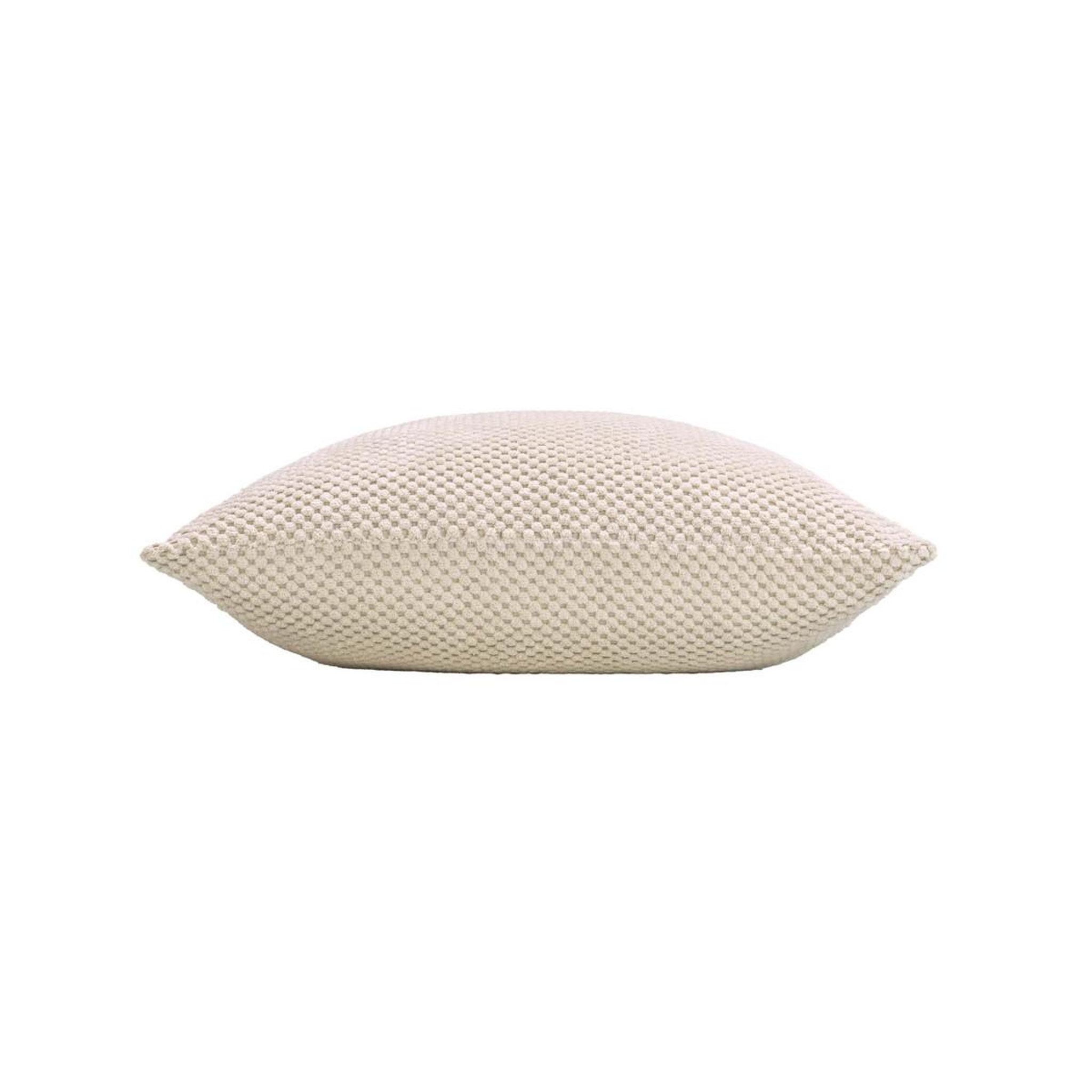 Voir la diapositive 2 : Douceur d'Intérieur Coussin déco en velours relief  java  45x45cm naturel