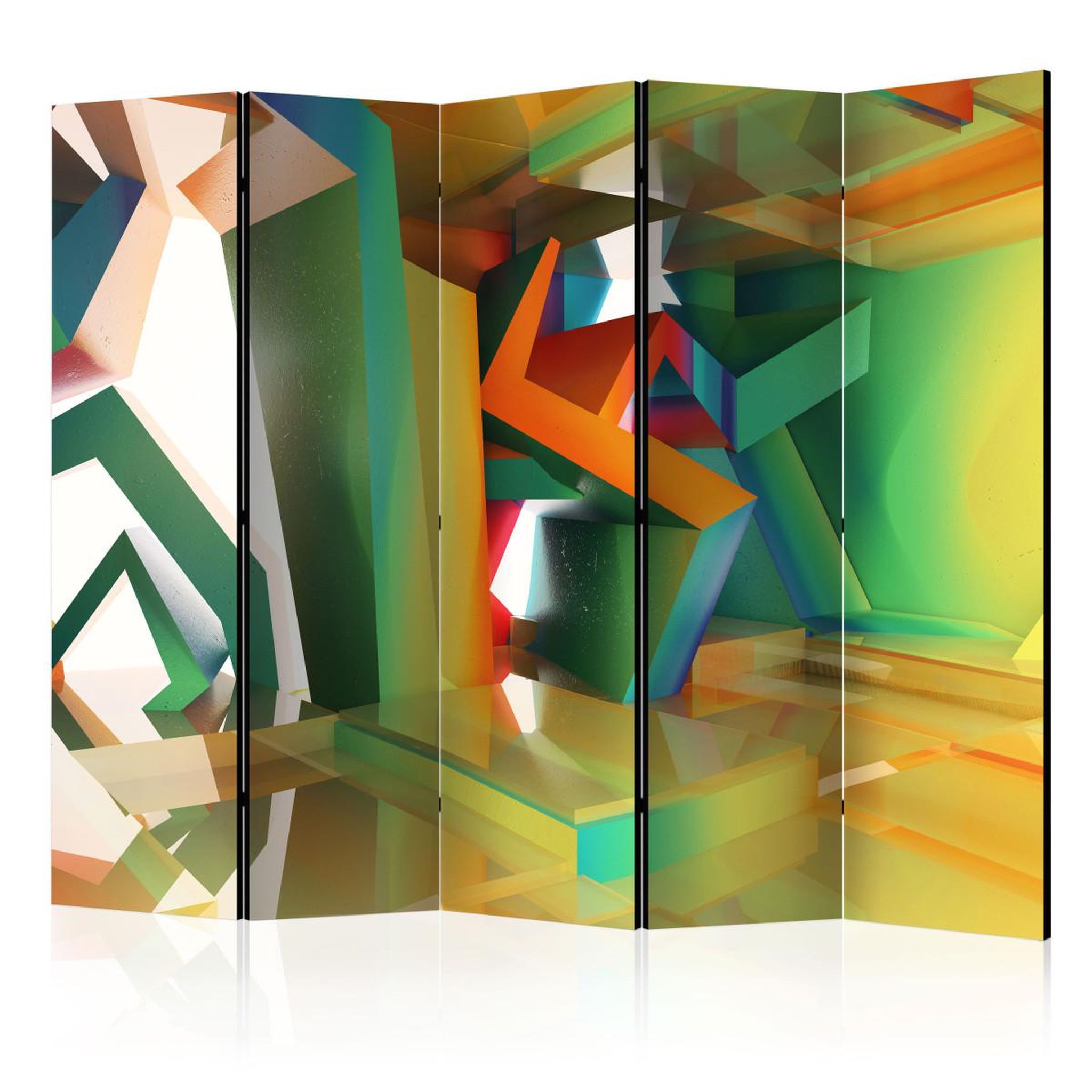 Paris Prix Paravent 5 volets  colourful space  172x225cm