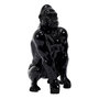 Voir la diapositive 1 : Paris Prix Statuette Déco Gorille  Sculpture  24cm Noir