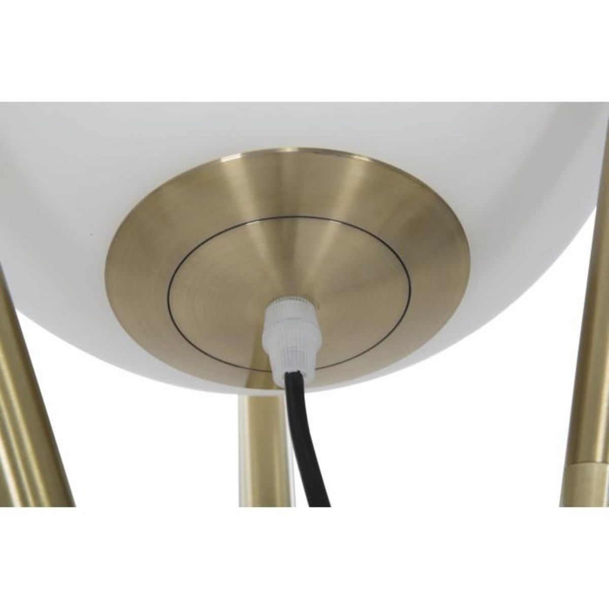 Paris Prix Lampadaire Sphère  Glamy X  155cm Blanc & Or