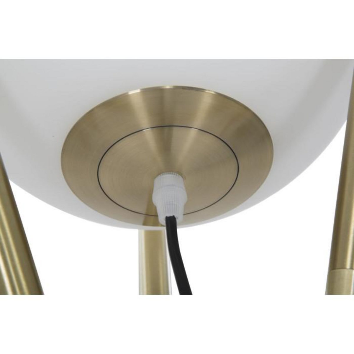 Paris Prix Lampadaire Sphère  Glamy X  155cm Blanc & Or