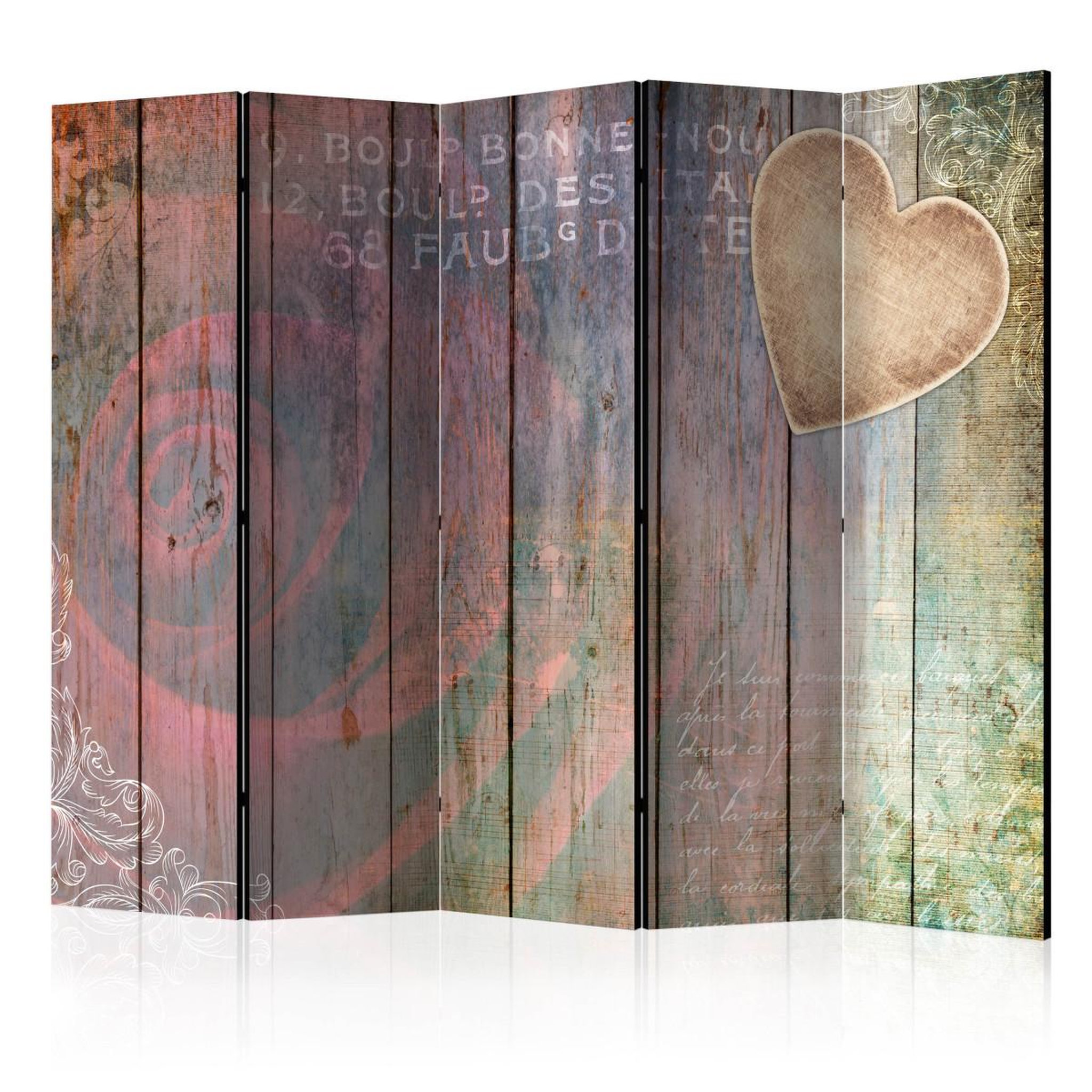 Paris Prix Paravent 5 volets  carved memories  172x225cm