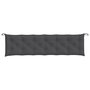 Voir la diapositive 4 : VIDAXL Coussin de banc de jardin anthracite melange 200x50x7 cm tissu
