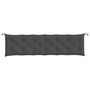 Voir la diapositive 4 : VIDAXL Coussin de banc de jardin anthracite melange 200x50x7 cm tissu