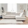 Voir la diapositive 6 : BEST MOBILIER Pablo - canapé d'angle droit - 5 places - convertible avec coffre et têtières réglables - en velours