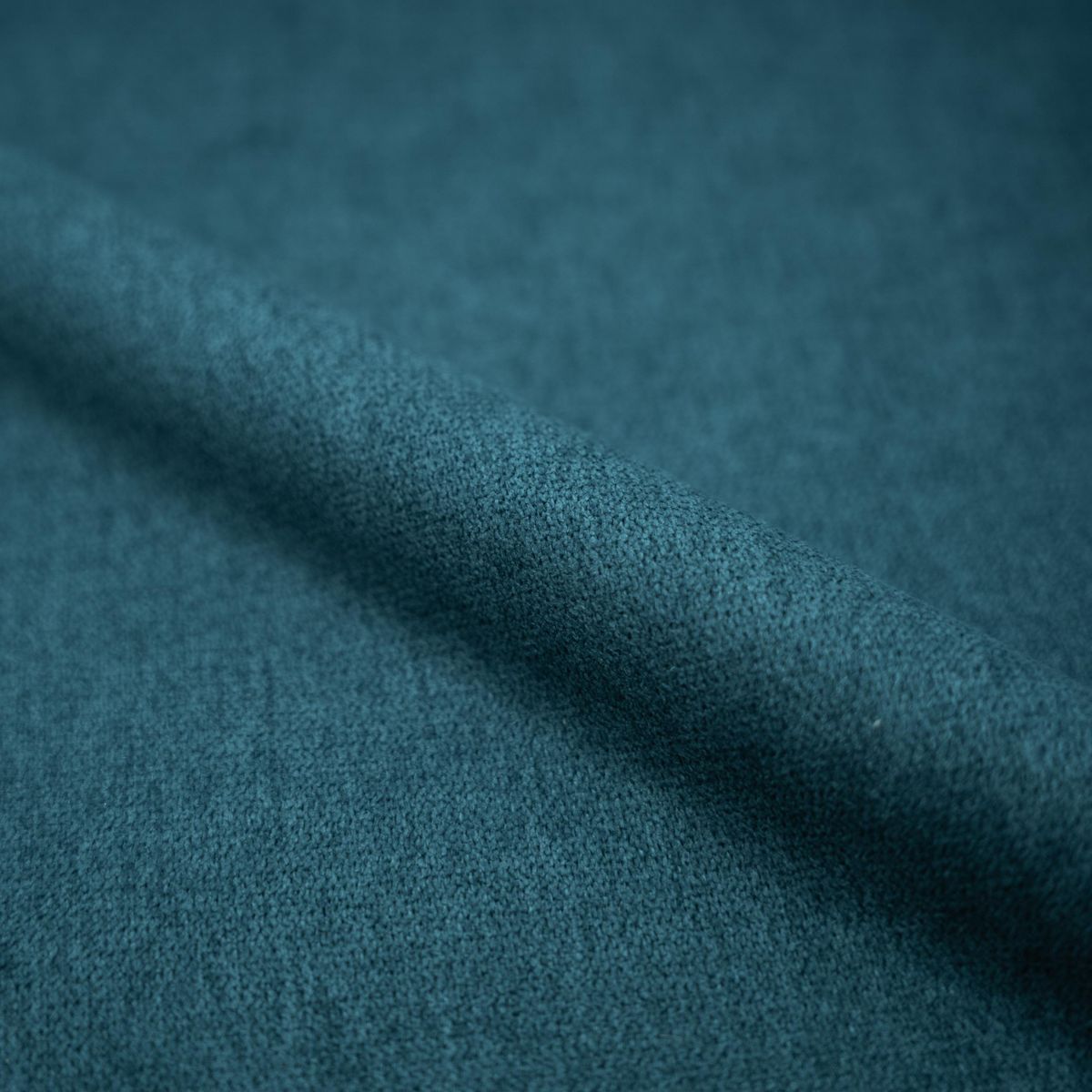 Rendez vous déco Lot de 2 chaises en bois clair et tissu bleu canard - Alba