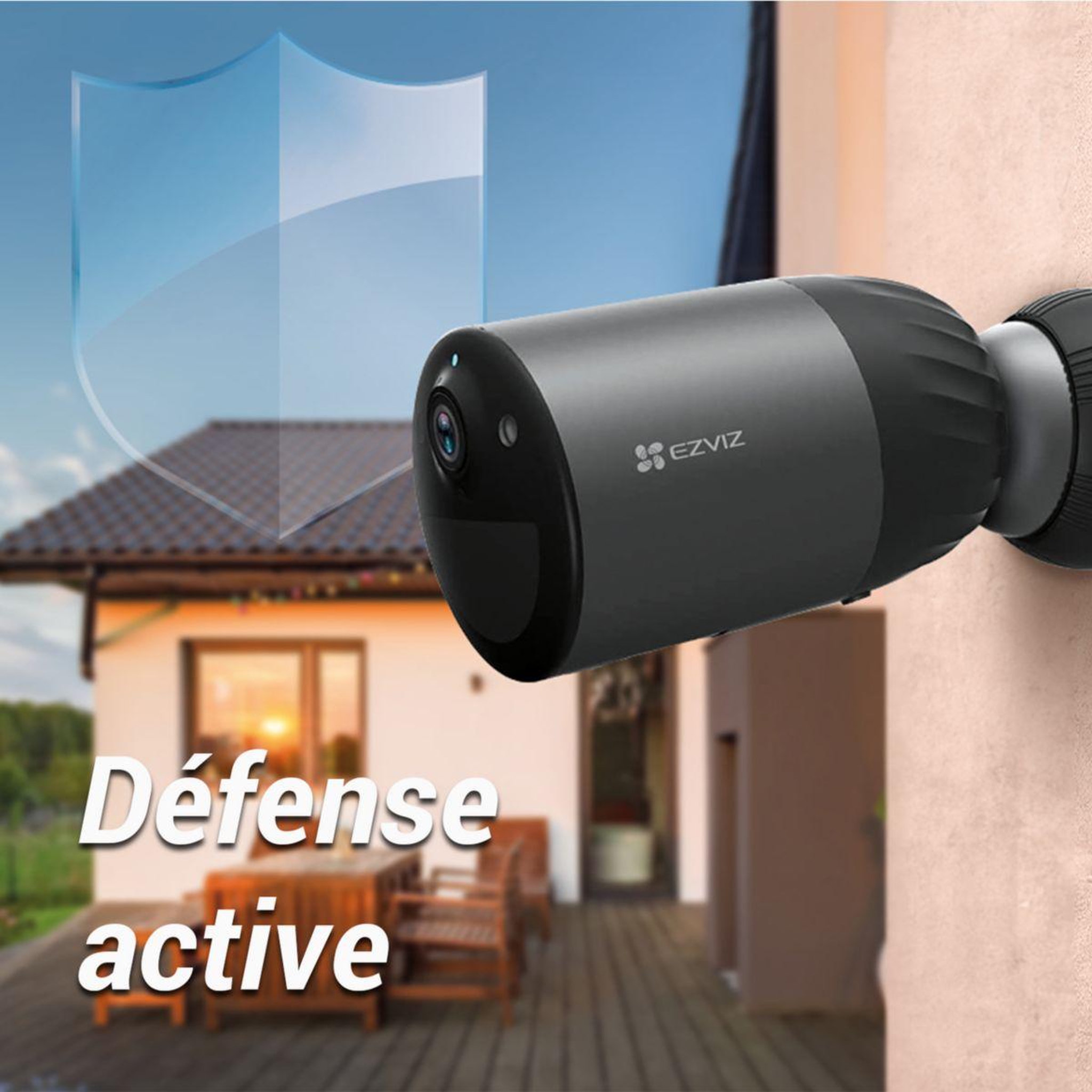 Voir la diapositive 5 : EZVIZ Caméra de surveillance Wifi sur batterie BC1C 4K pro