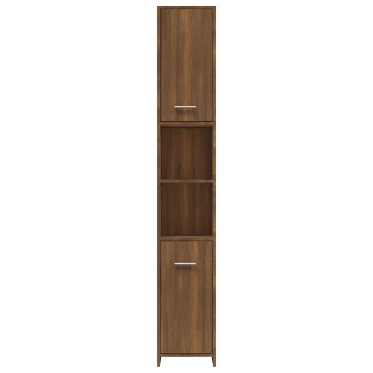 VIDAXL Armoire de bain Chene marron 30x30x183,5 cm Bois d'ingenierie