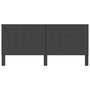 Voir la diapositive 4 : VIDAXL Tete de lit touffetee Gris fonce Tissu 200x200 cm