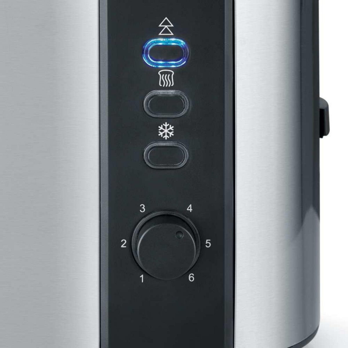 SEVERIN Grille-pains 2 fentes 800w inox/noir - 2589