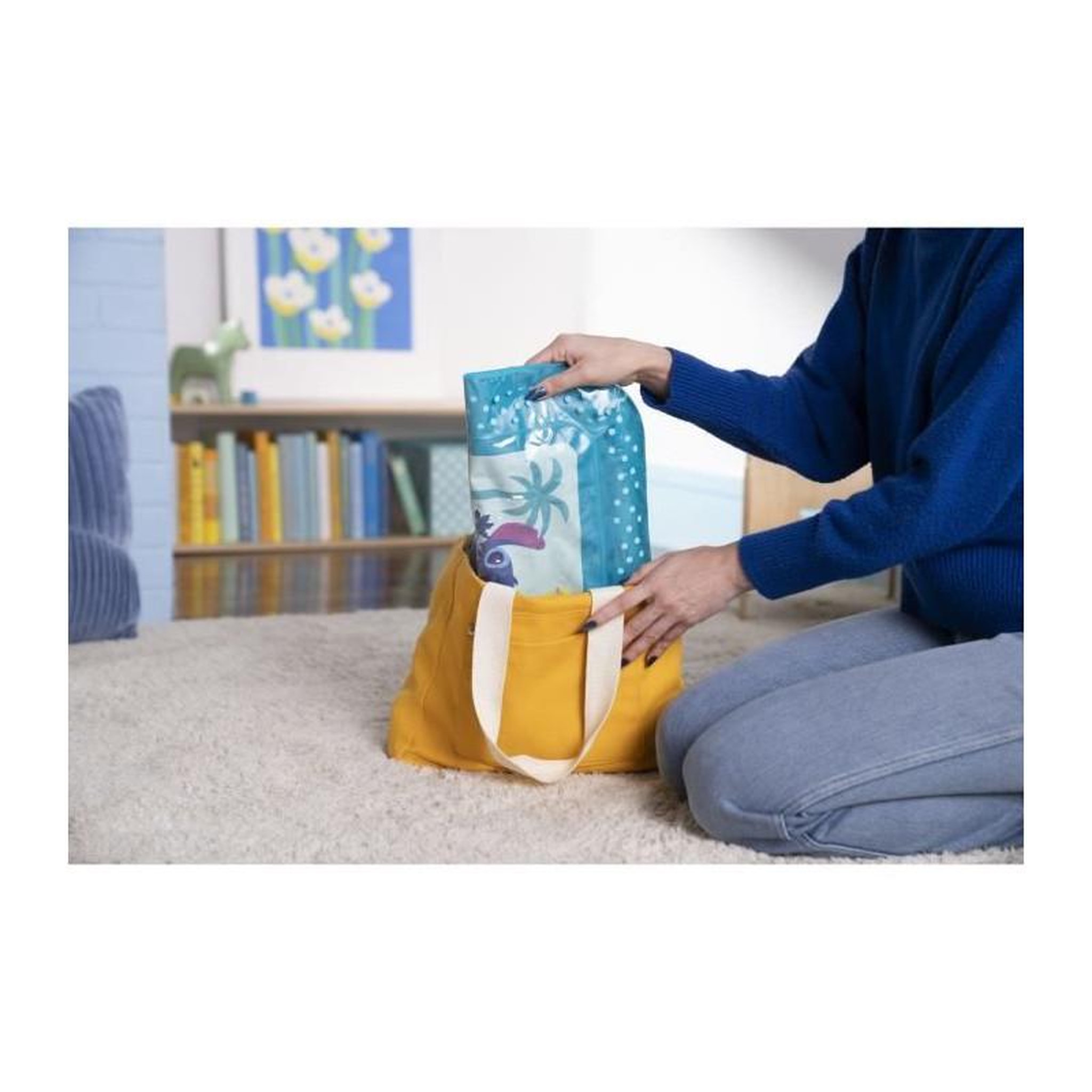 Voir la diapositive 2 : Bright Starts DISNEY BABY - STITCH - Tapis d'eau pour bébé, jeu sensoriel et d'éveil?, gonflable, facile a nettoyer, pliable, des la naissa