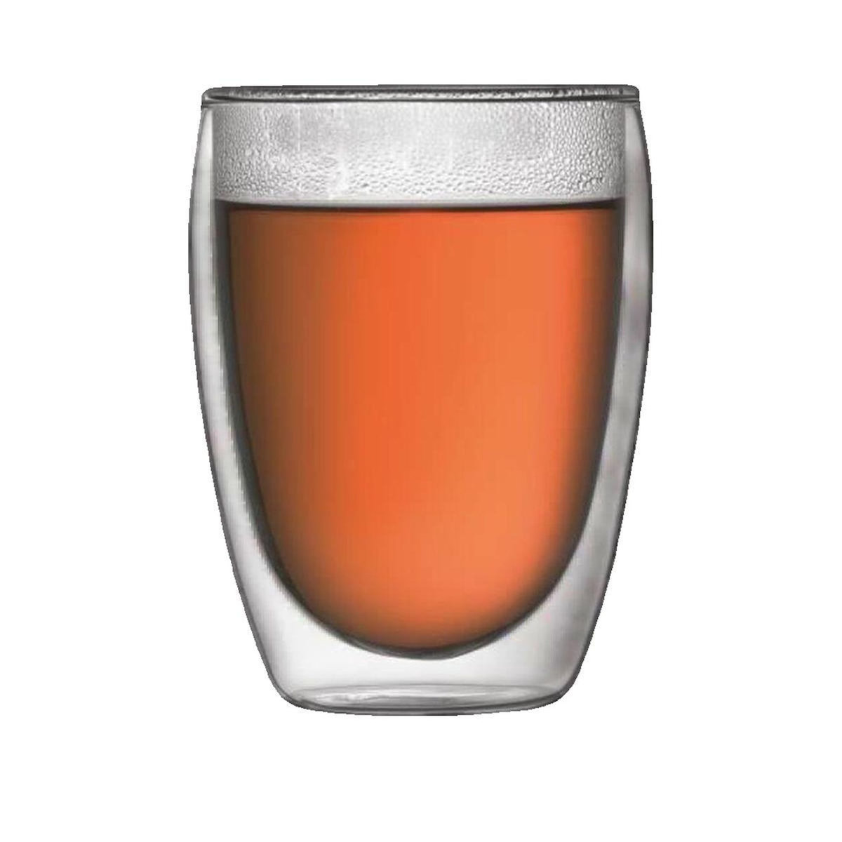 Bodum Cafetière Bodum Chambord avec verres Pavina double paroi gris