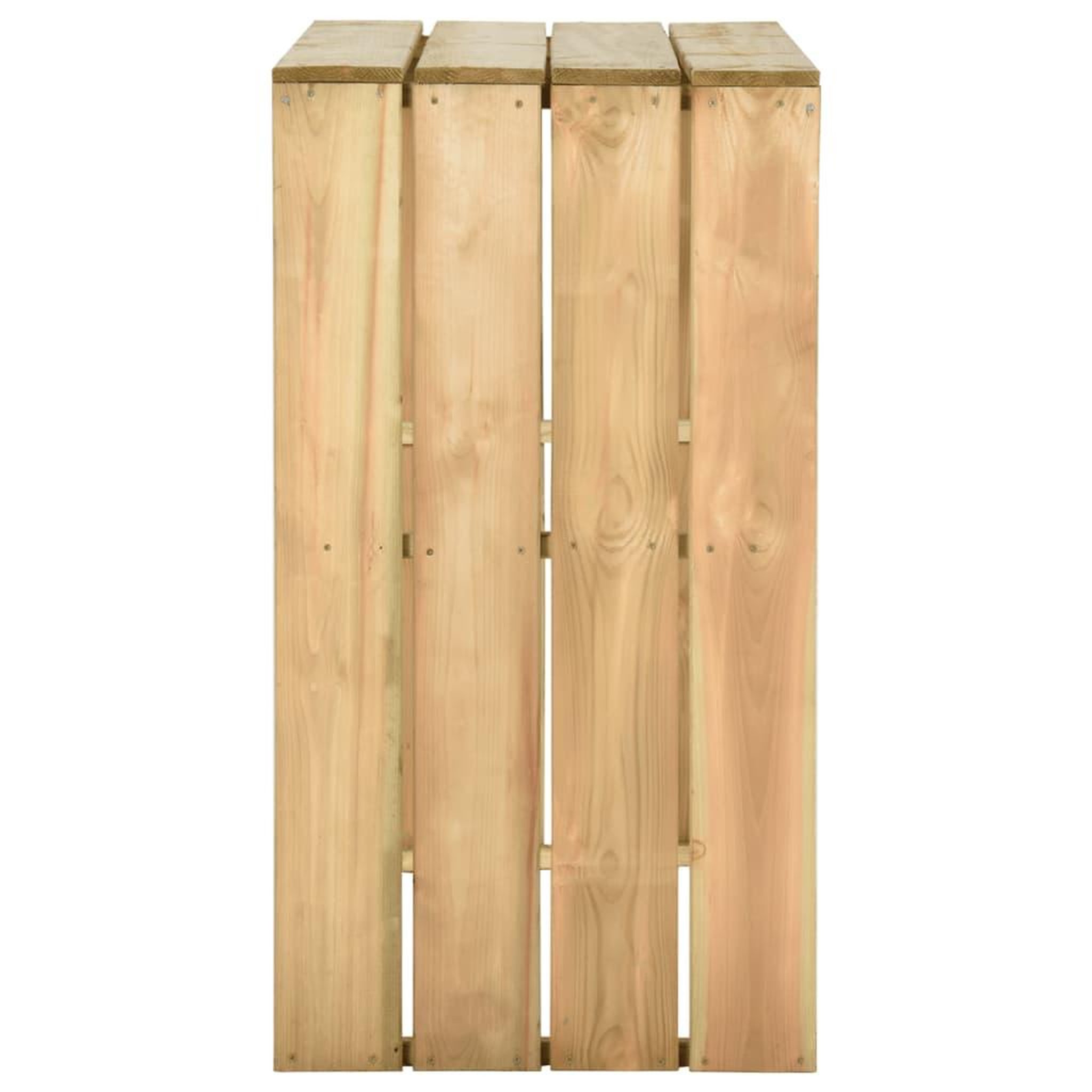 Voir la diapositive 3 : VIDAXL Table de bar 100x60x110 cm bois de pin impregne