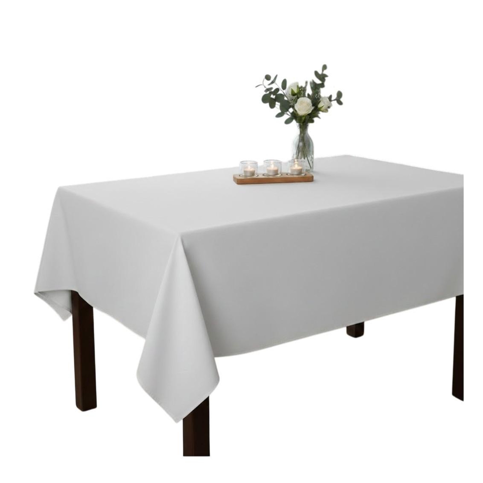 Voir la diapositive 1 : Eden Nappe en polyester finition ourlet nels