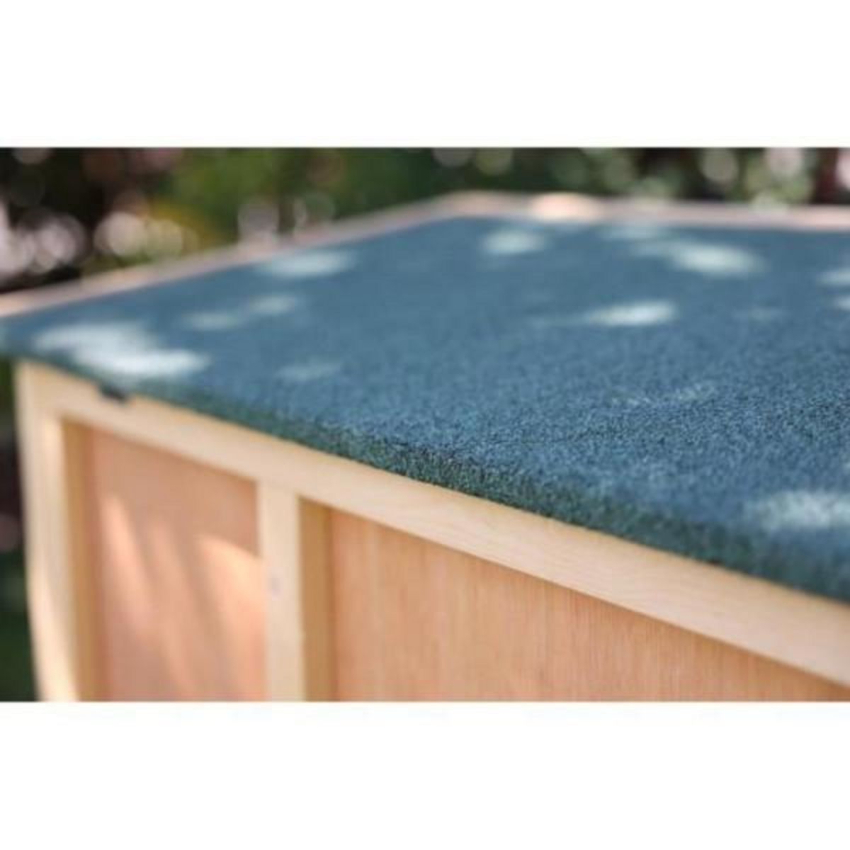 KERBL Clapier d'extérieur - KERBL - FRED - 100x45x62 cm - Bois - Abri sécurisé pour rongeurs