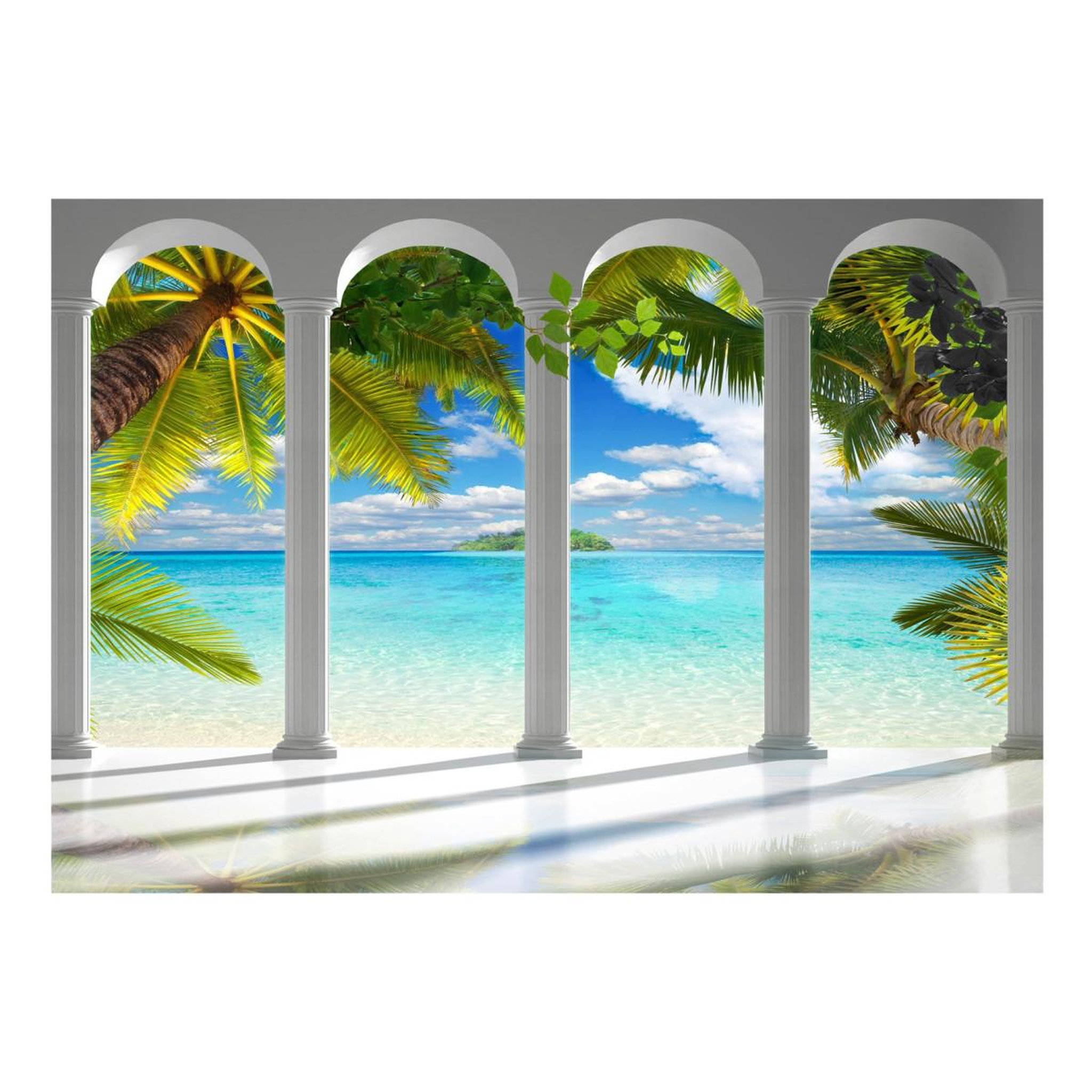 Voir la diapositive 2 : Paris Prix Papier Peint  Sea Behind Columns