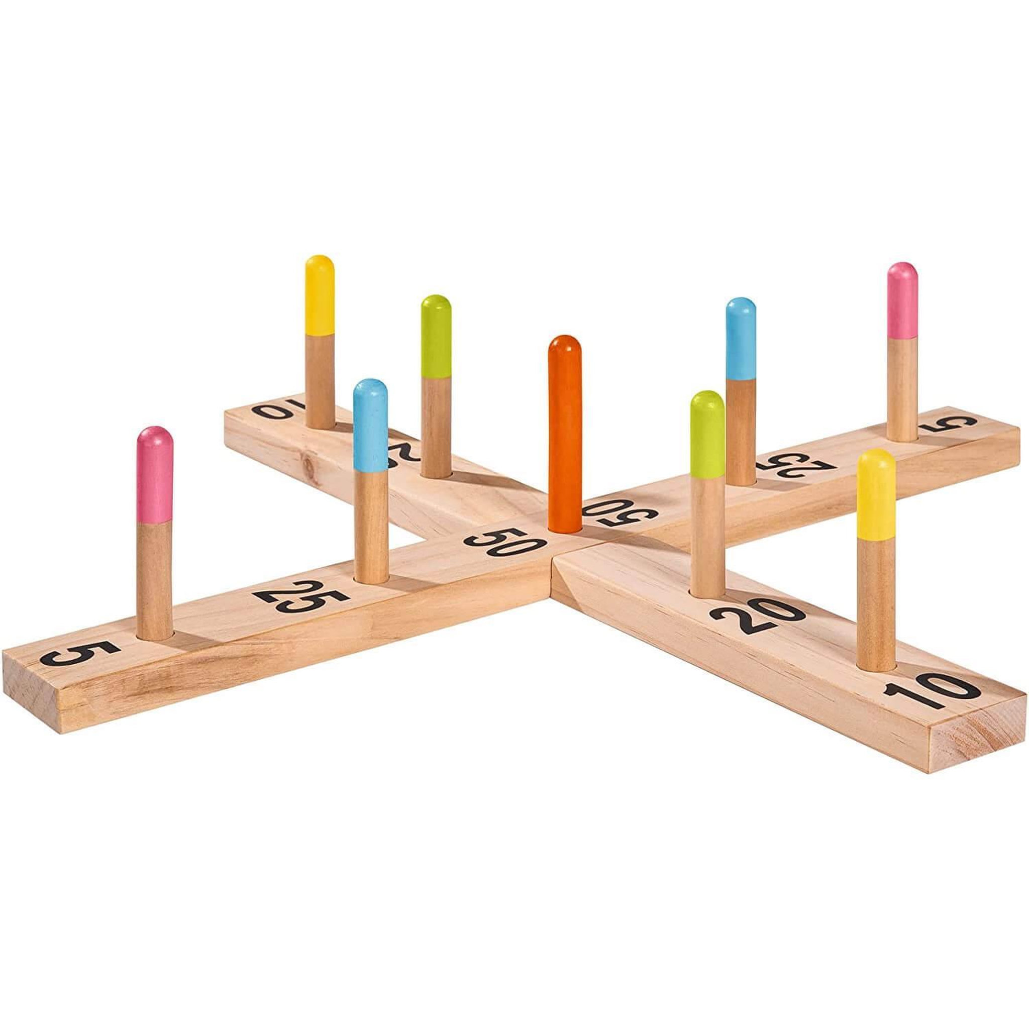 Voir la diapositive 6 : Eichhorn Jeu de croix en bois outdoor