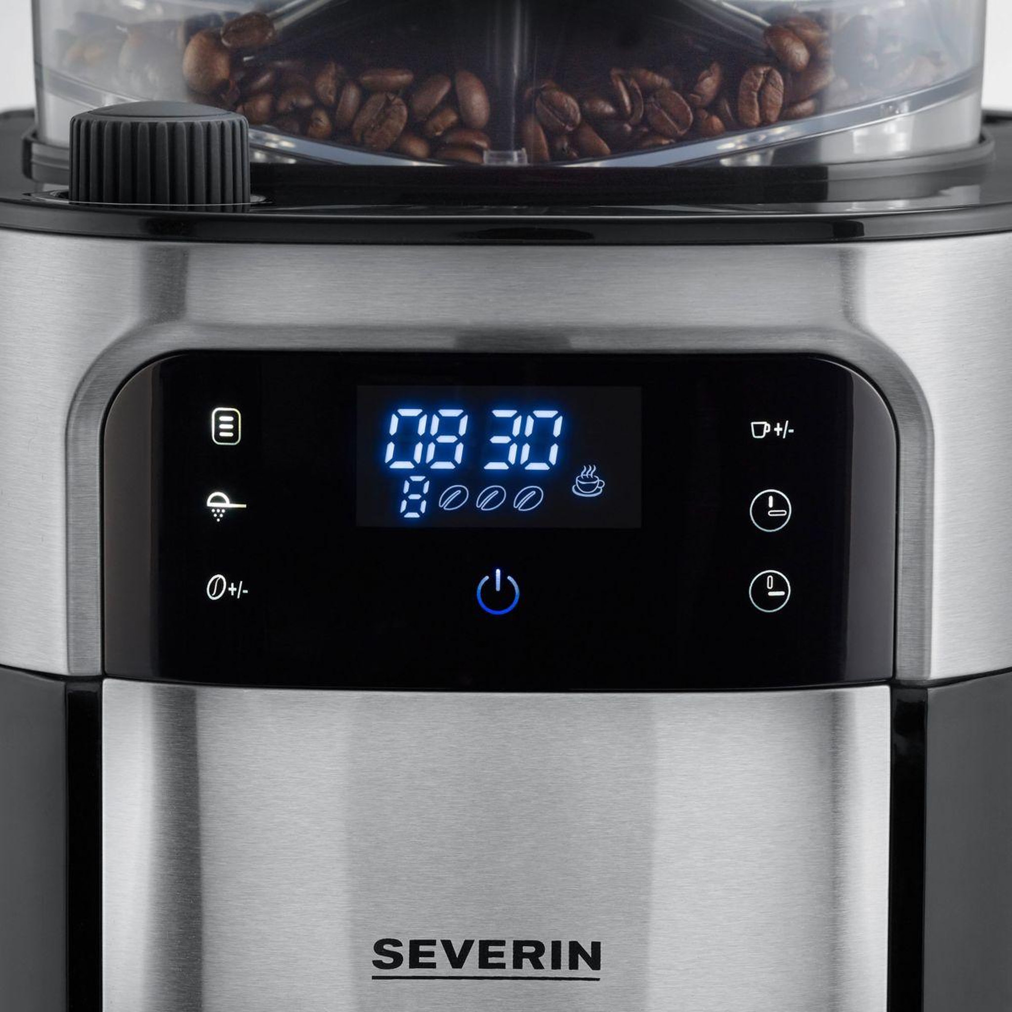 Voir la diapositive 3 : SEVERIN Cafetière filtre filtre isotherme avec broyeur ka4814