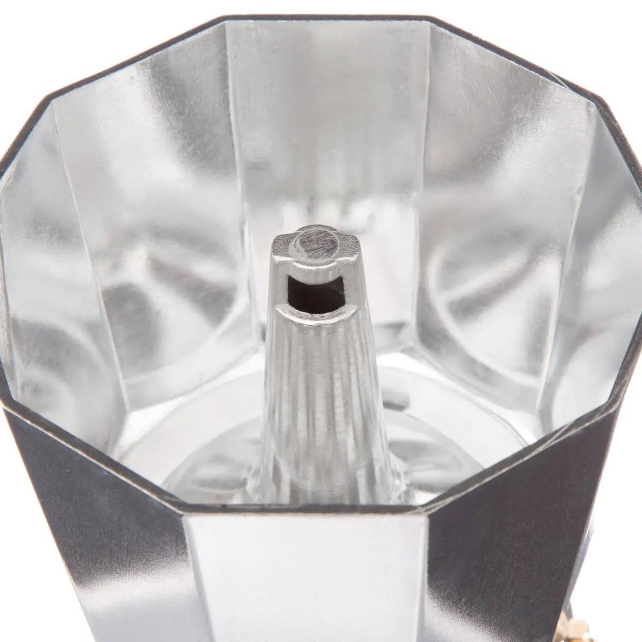 Voir la diapositive 3 : SECRET DE GOURMET Cafetière italienne  6 tasses  18cm argent