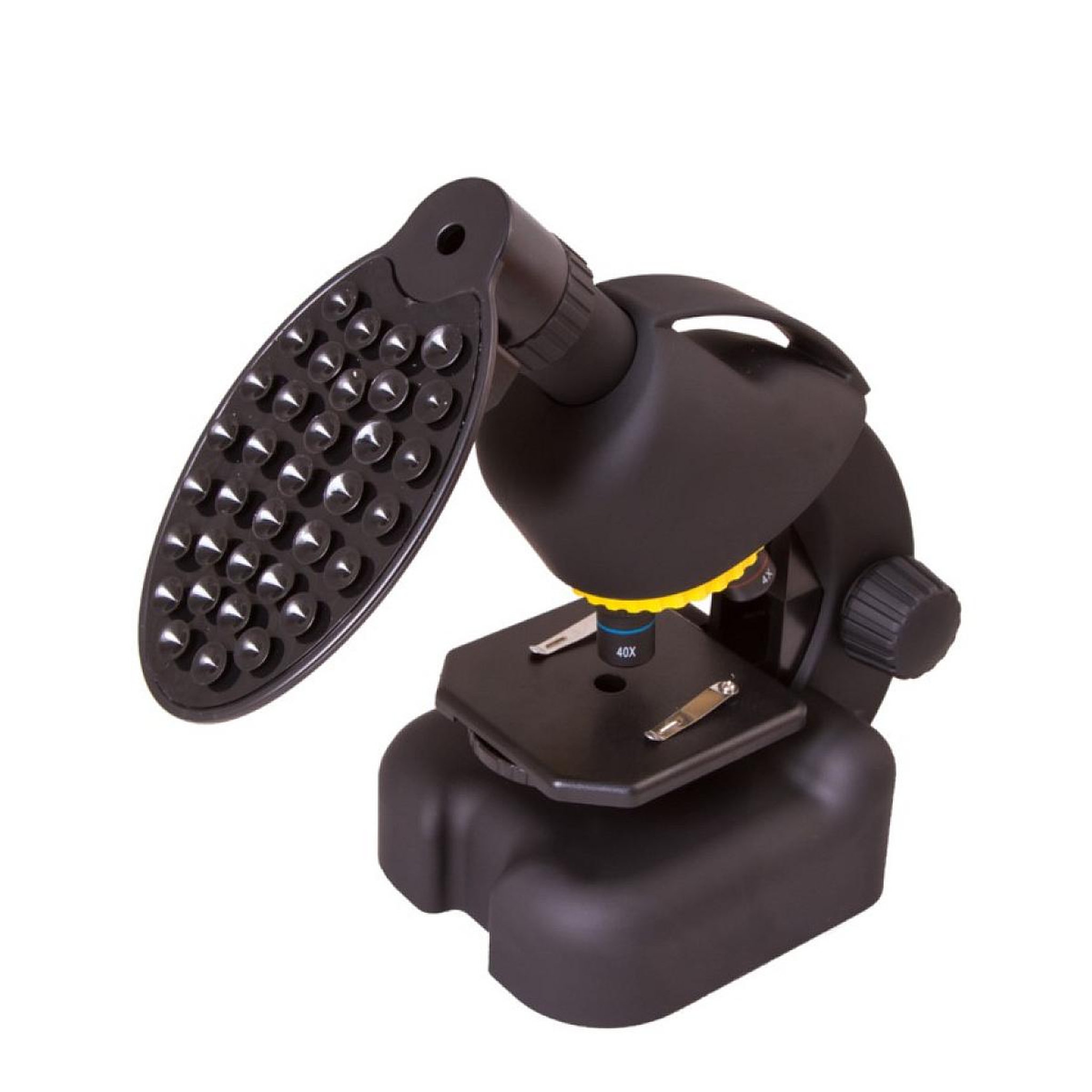 Voir la diapositive 2 : Bresser Microscope 40-640x  Nat Geo + adapt. smartphone