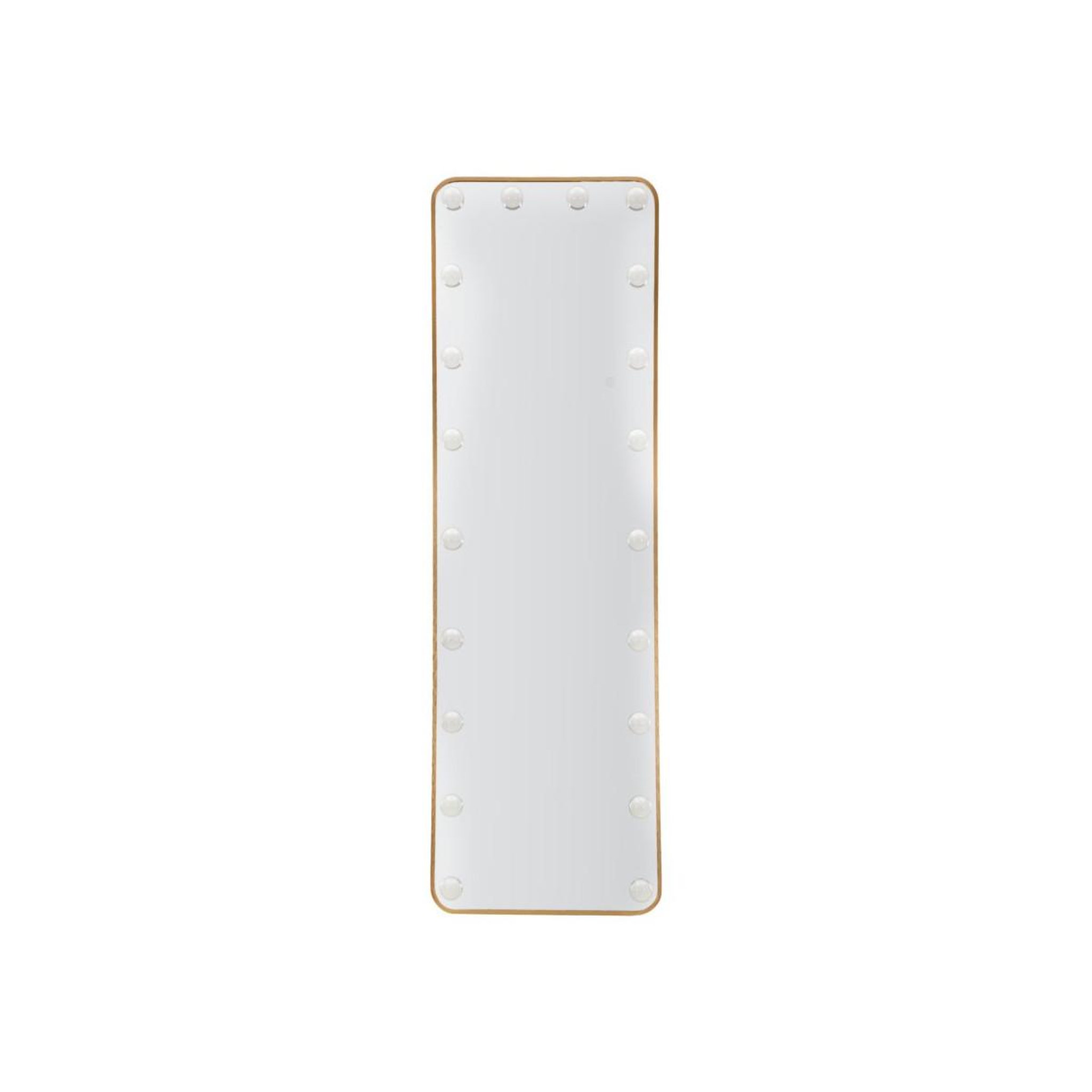 Voir la diapositive 2 : Paris Prix Miroir sur Pied LED  Hollywood  160cm Or