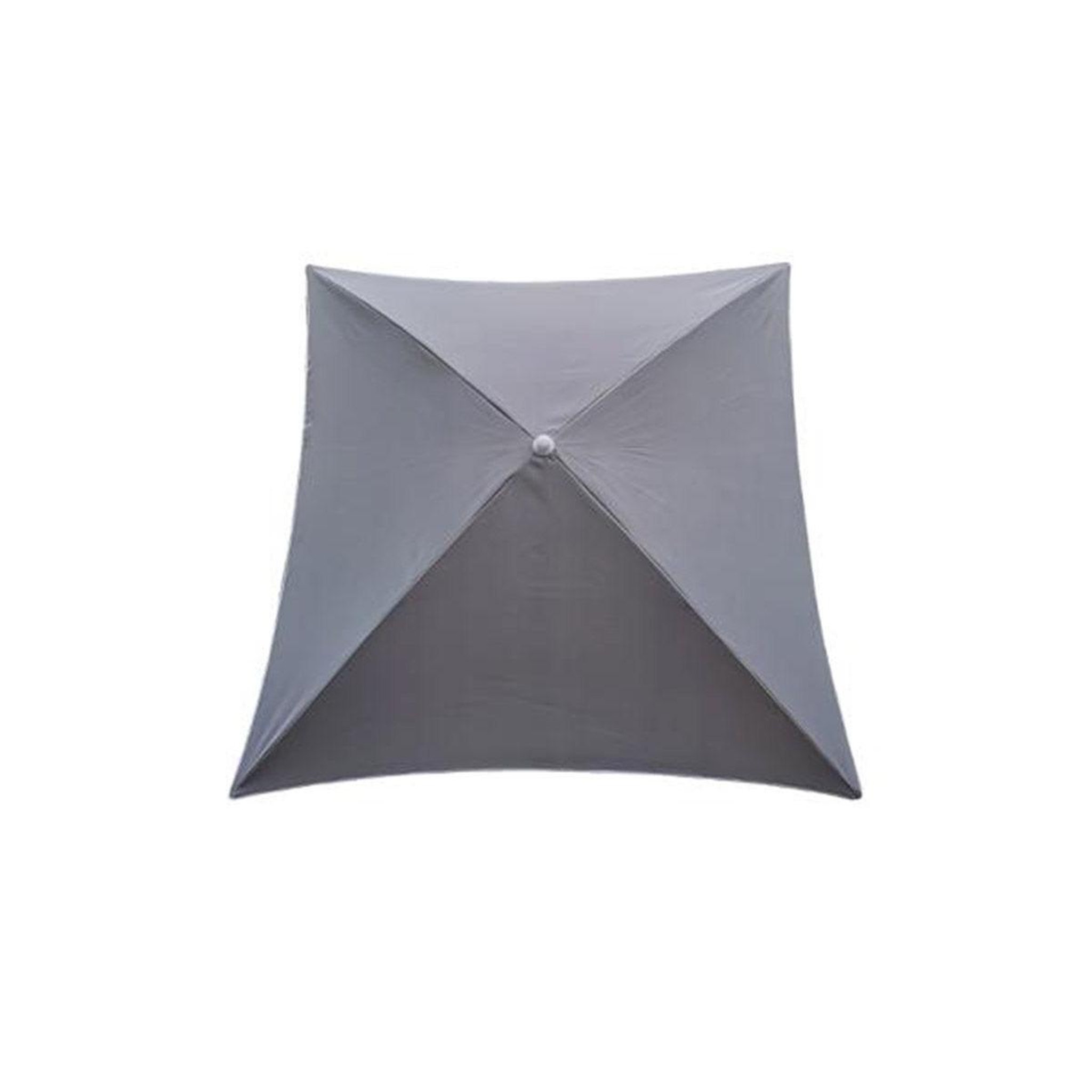 Voir la diapositive 3 : HESPERIDE Parasol de plage carré  helenie  172cm gris