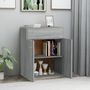 Voir la diapositive 3 : VIDAXL Buffet Sonoma gris 60x30x75 cm Bois d'ingenierie
