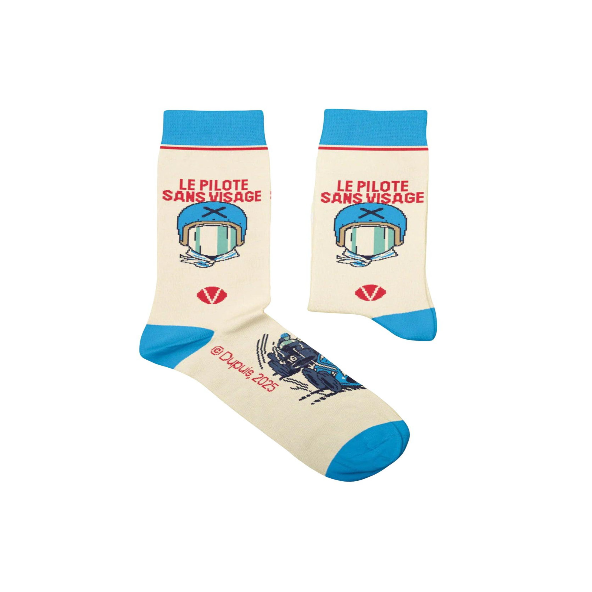 Voir la diapositive 1 : SOCK AFFAIRS Chaussettes michel vaillant, le pilote sans visage