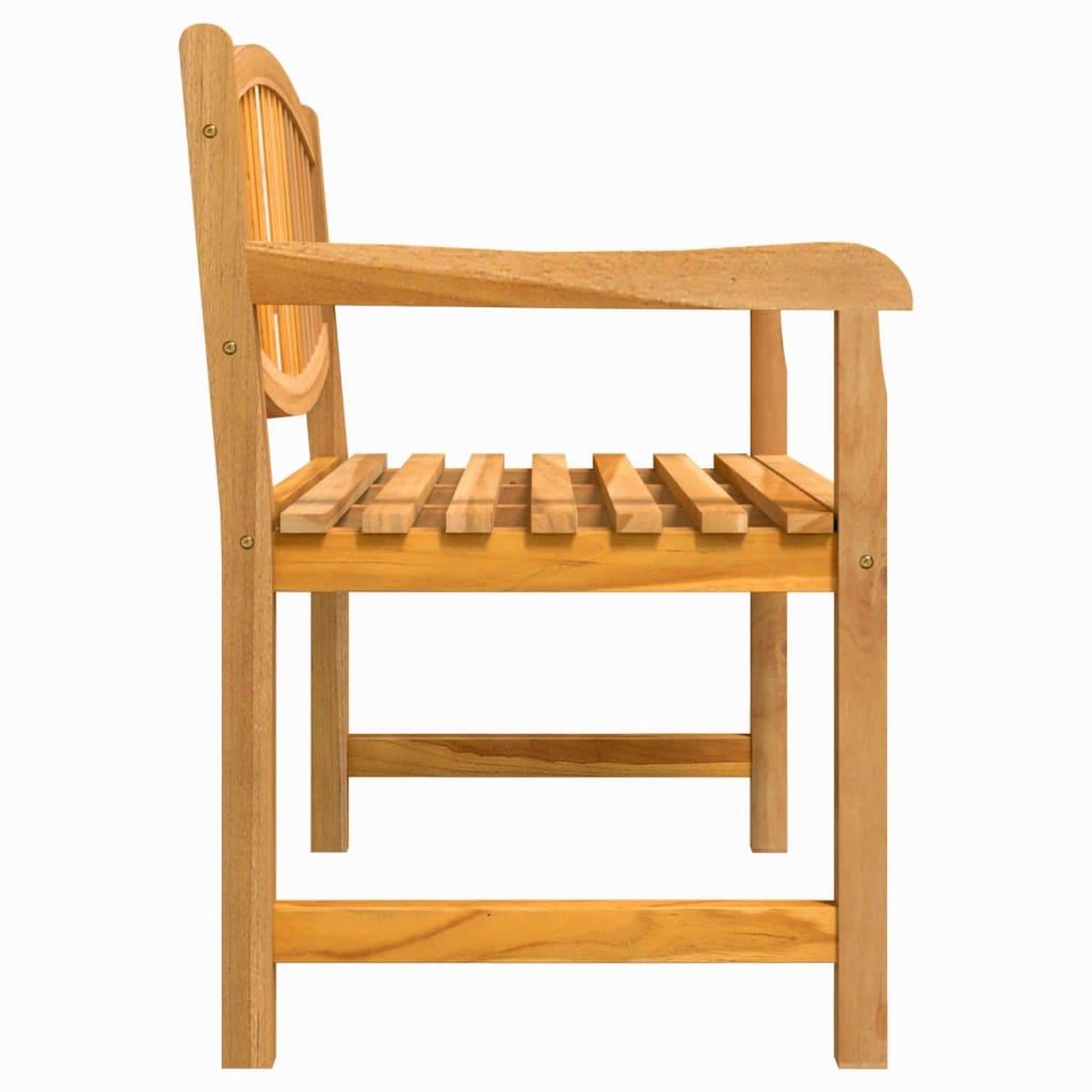 Voir la diapositive 4 : VIDAXL Banc de jardin 114x59x87 cm bois de teck solide
