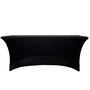 Voir la diapositive 1 :  Housse nappe pour table pliante 180cm Werkapro Noire