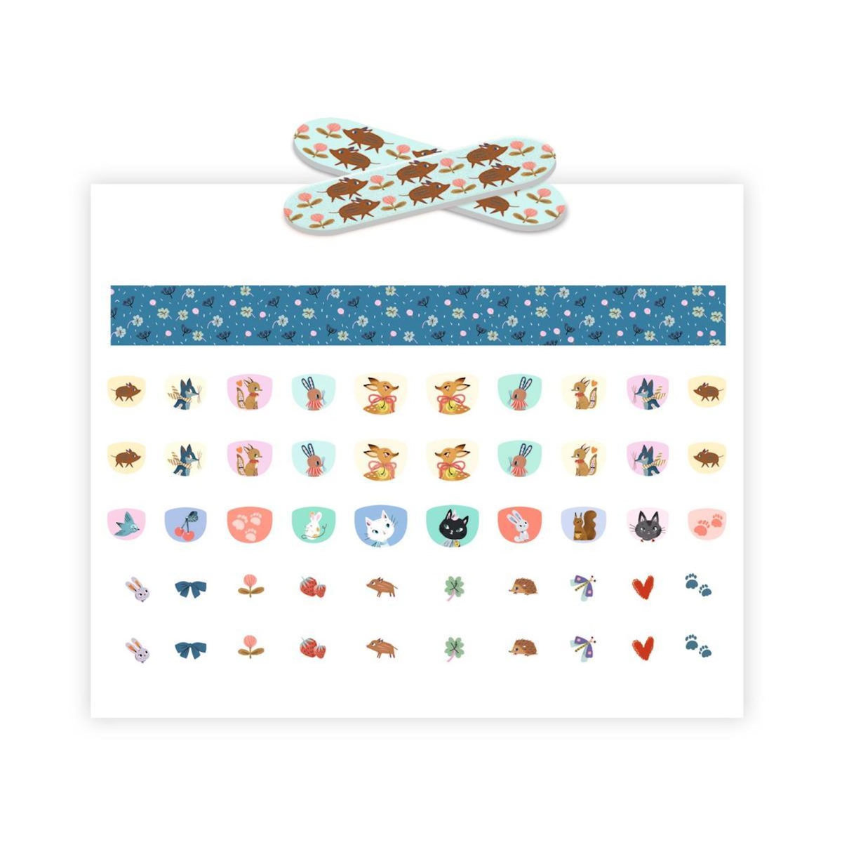 Djeco mimi - autocollant pour ongles