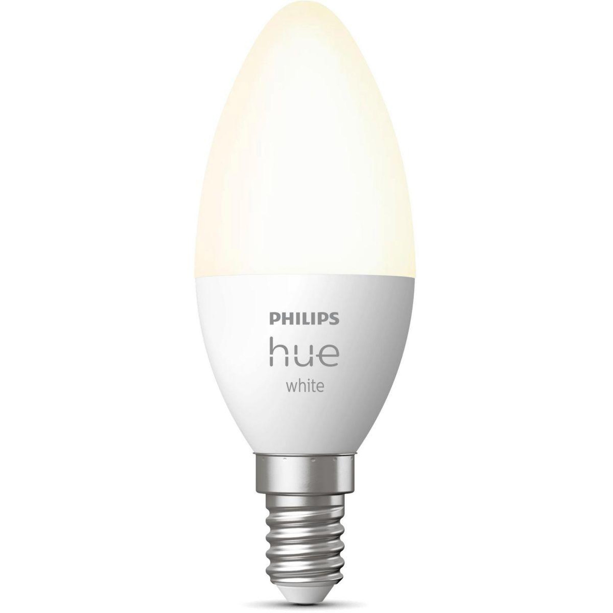 Voir la diapositive 4 : PHILIPS HUE Ampoule LED connectée E14 White Flamme