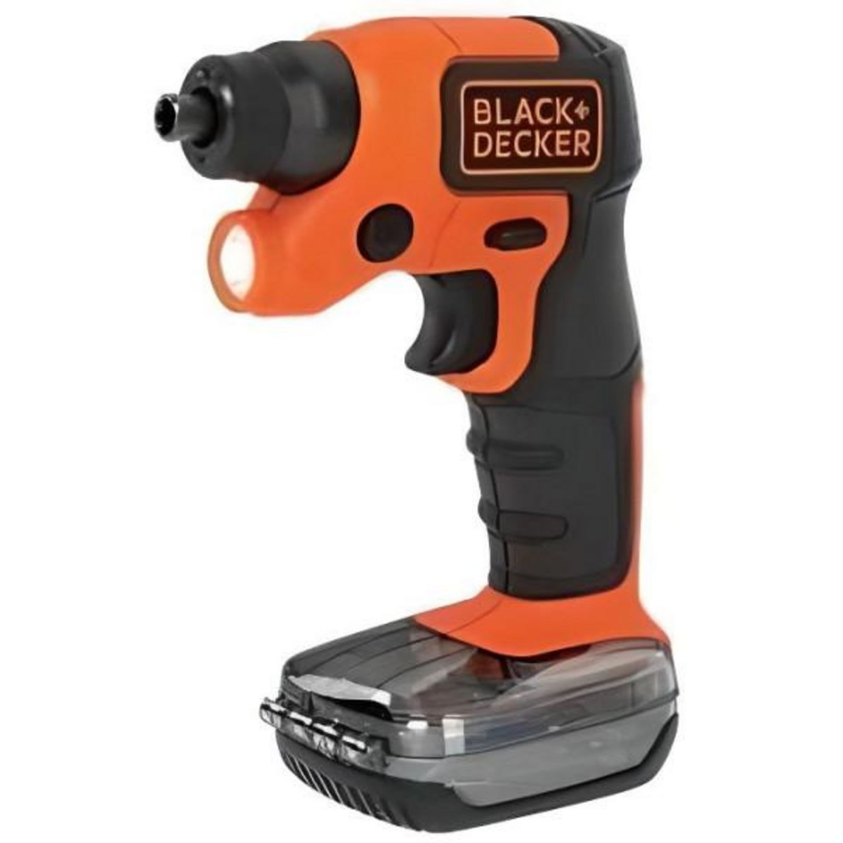 BLACK + DECKER Tournevis Electrique sans fil BLACK+DECKER 3,6V avec 31 Embouts de Vissage