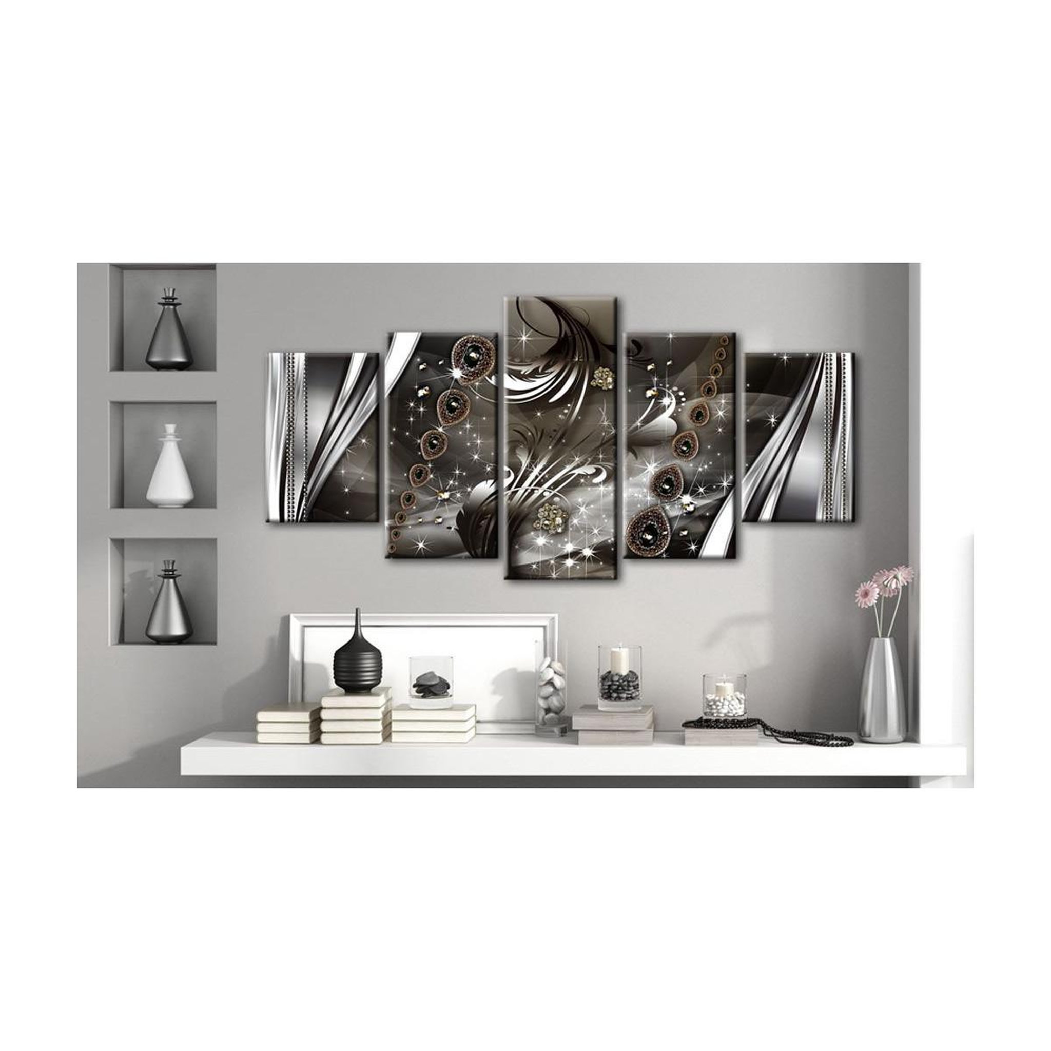 Voir la diapositive 2 : Paris Prix Tableau imprimé  improvisation with jewelry