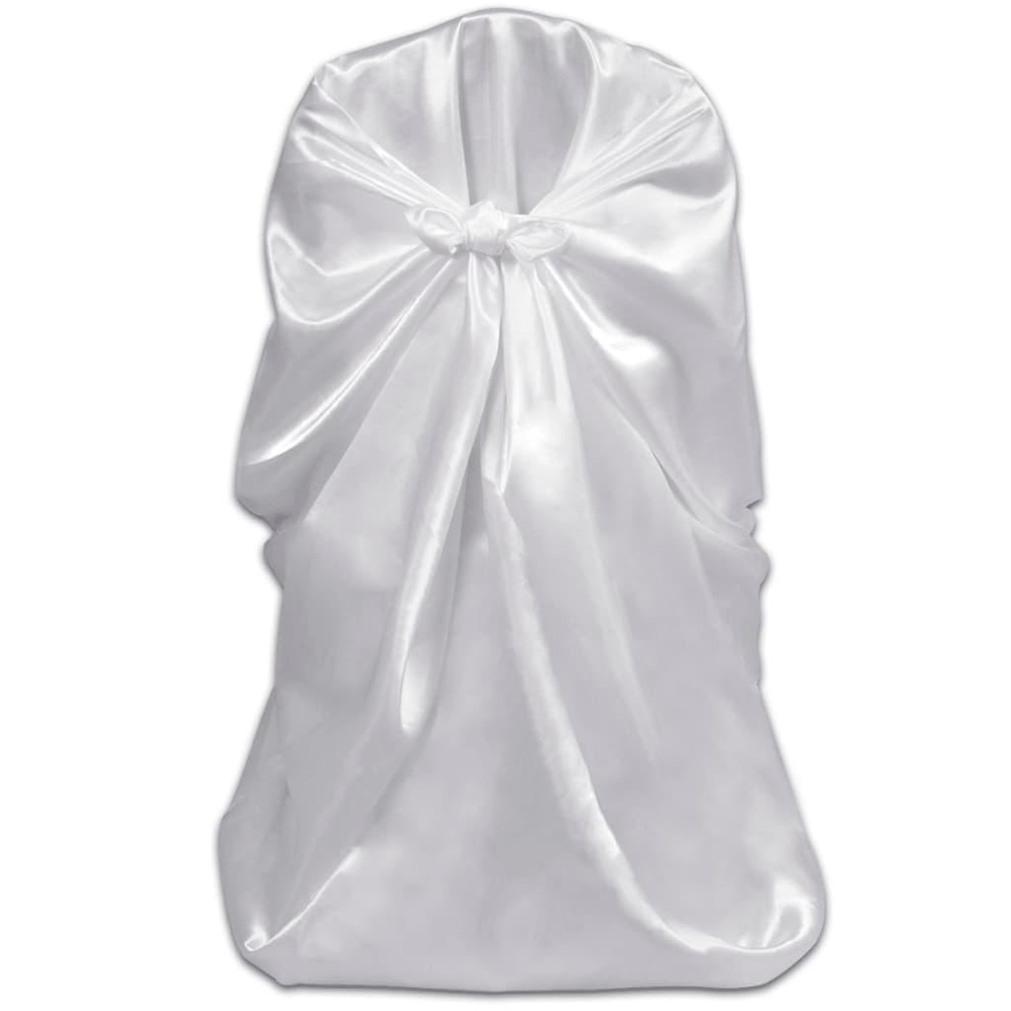 Voir la diapositive 2 : VIDAXL Housse de chaise blanche pour le banquet de mariage 6 pieces
