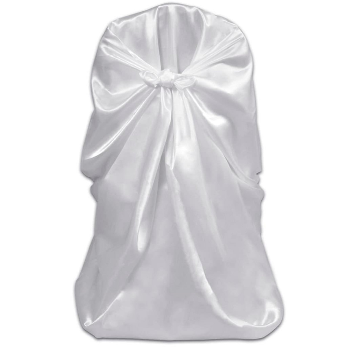 VIDAXL Housse de chaise blanche pour le banquet de mariage 6 pieces
