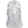 Voir la diapositive 2 : VIDAXL Housse de chaise blanche pour le banquet de mariage 6 pieces
