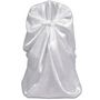 Voir la diapositive 2 : VIDAXL Housse de chaise blanche pour le banquet de mariage 6 pieces