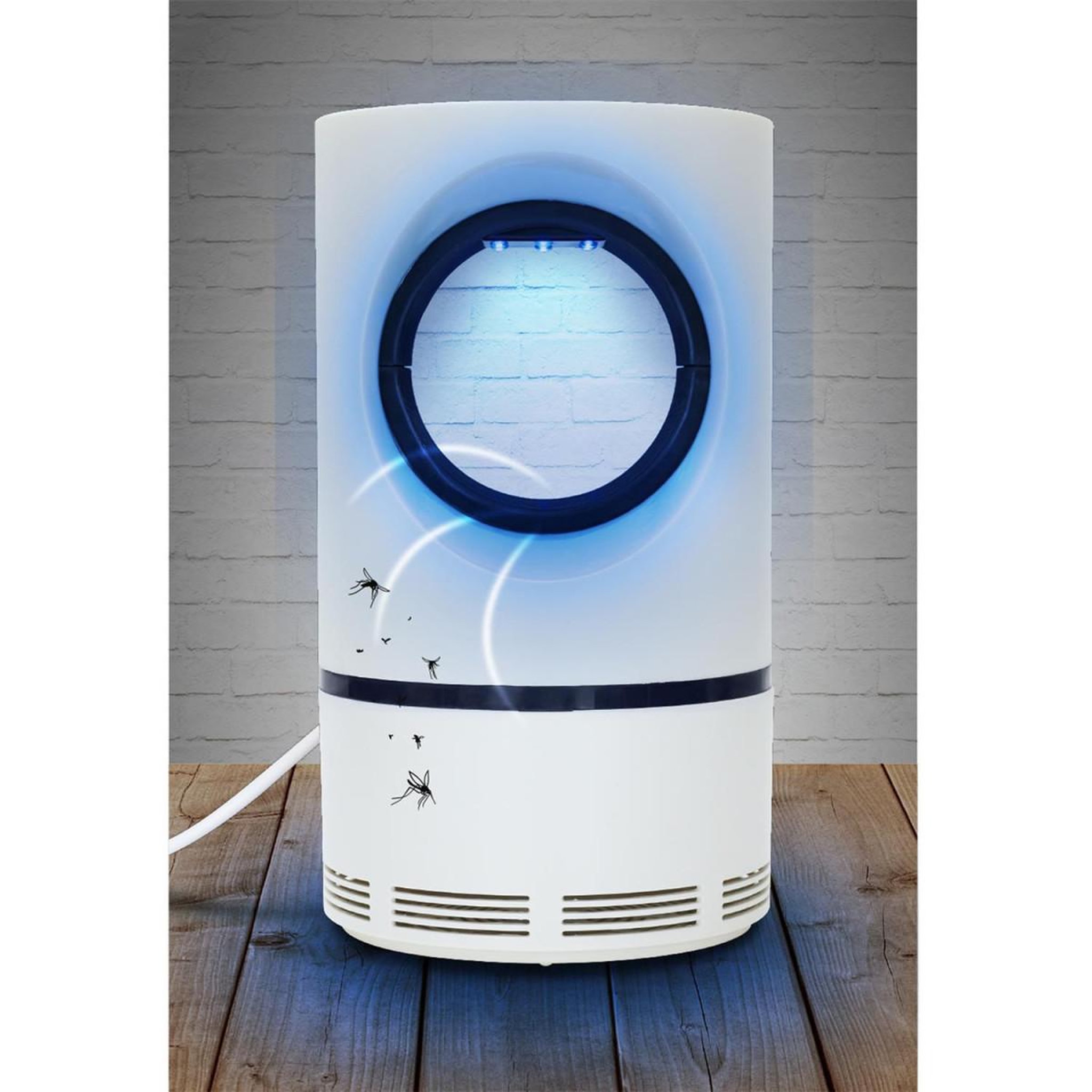Voir la diapositive 5 : Je cherche une idee Anti-insectes usb  lumière bleue  21cm blanc