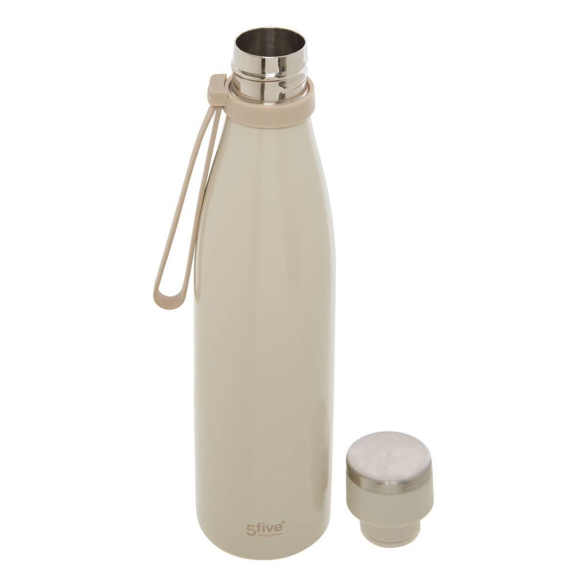 Voir la diapositive 2 : FIVE Bouteille Isotherme Avec Anse  To Go  65cl Beige