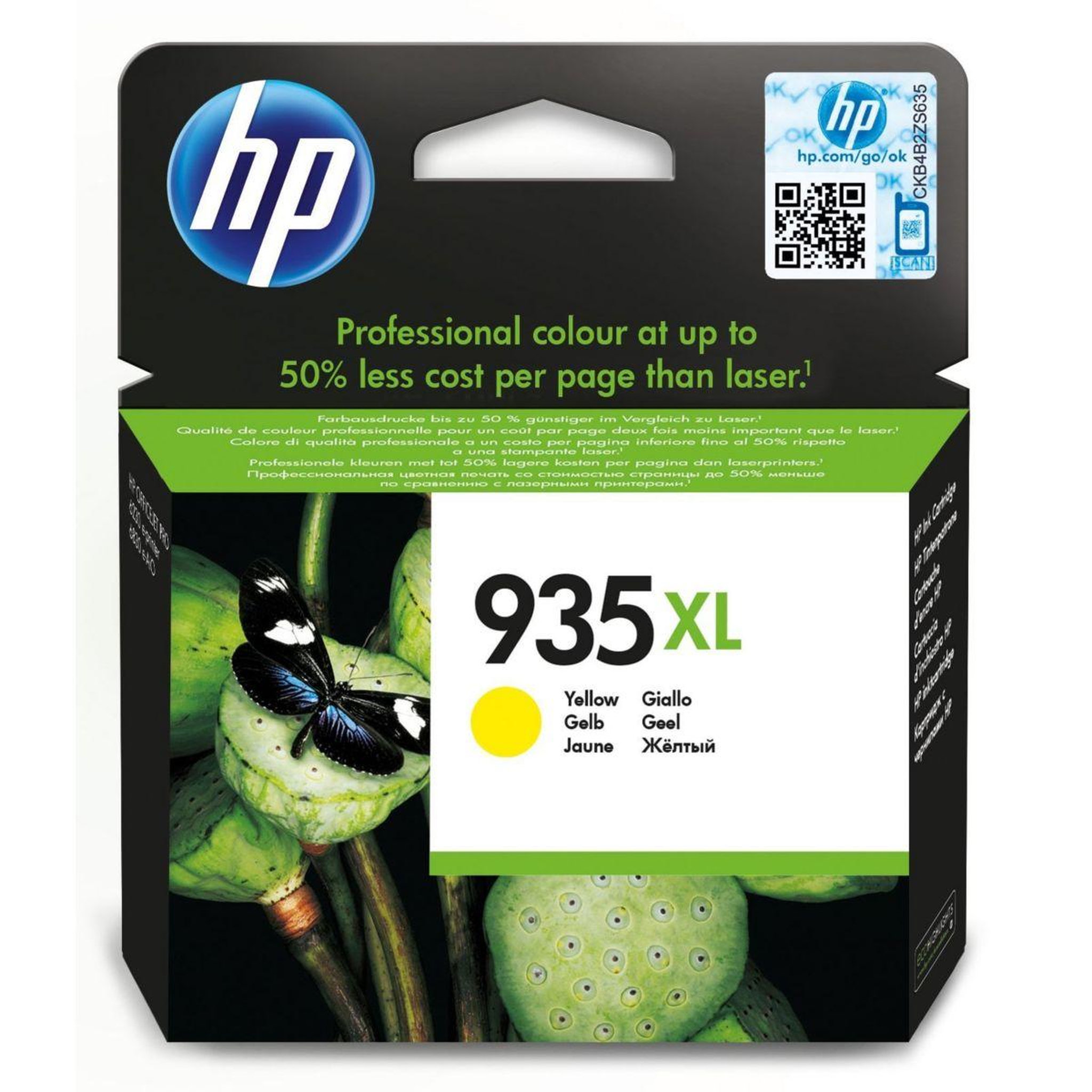 HP Cartouche d'encre n°935xl jaune