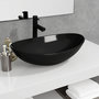 Voir la diapositive 1 : VIDAXL Lavabo Verre trempe 54,5x35x15,5 cm Noir