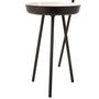 Voir la diapositive 3 : Paris Prix Lot de 3 Tables Gigognes  Pulta  67cm Noir & Blanc